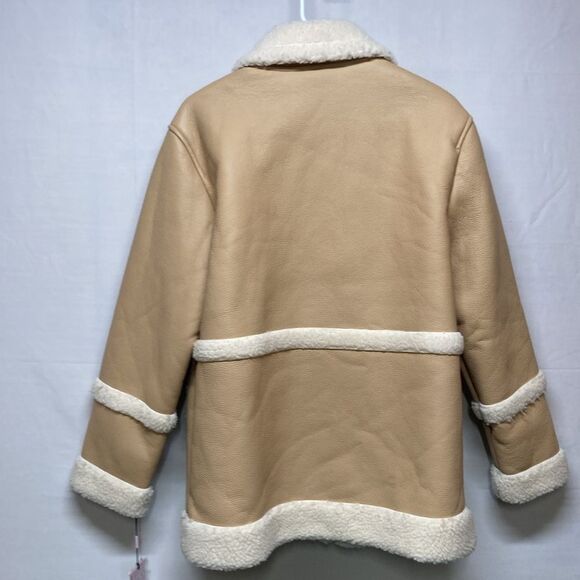 Avec Les Filles faux coat women’s size medium NEW (OKPM-07-012) - Picture 5 of 11